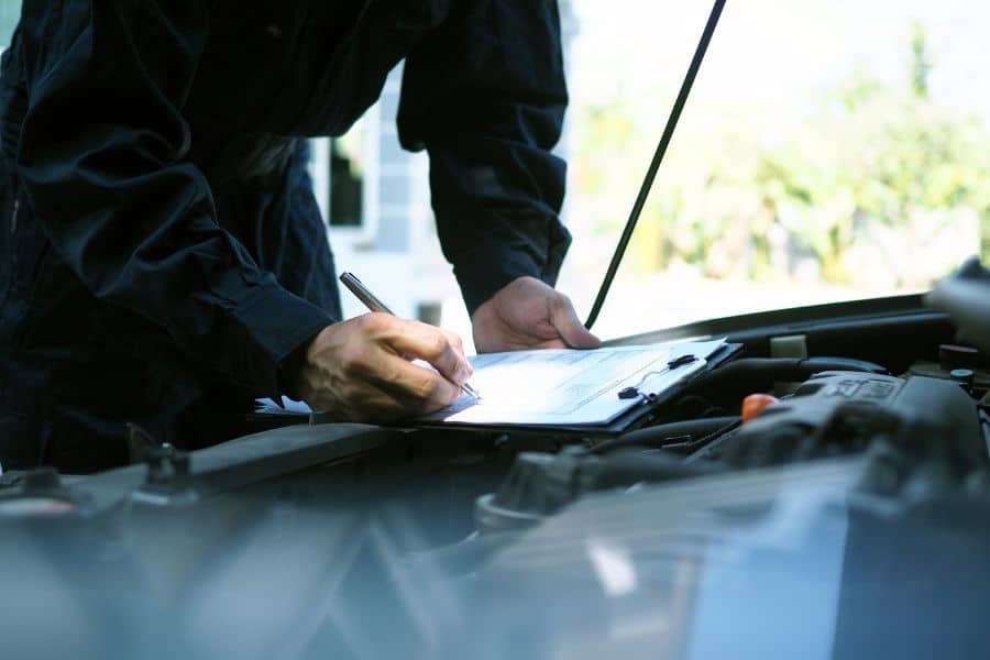 cara mengetahui mobil bekas kecelakaan