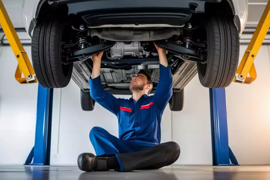 inspeksi mobil bekas gambir